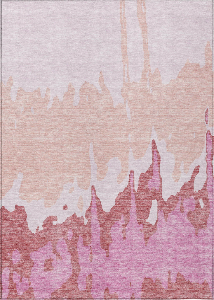 Piper Looms Chantille Abstract ACN961 Blush Machine Washable Area Rug main image