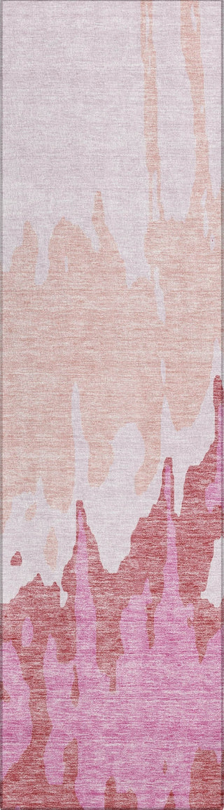 Piper Looms Chantille Abstract ACN961 Blush Machine Washable Area Rug Runner Main Image