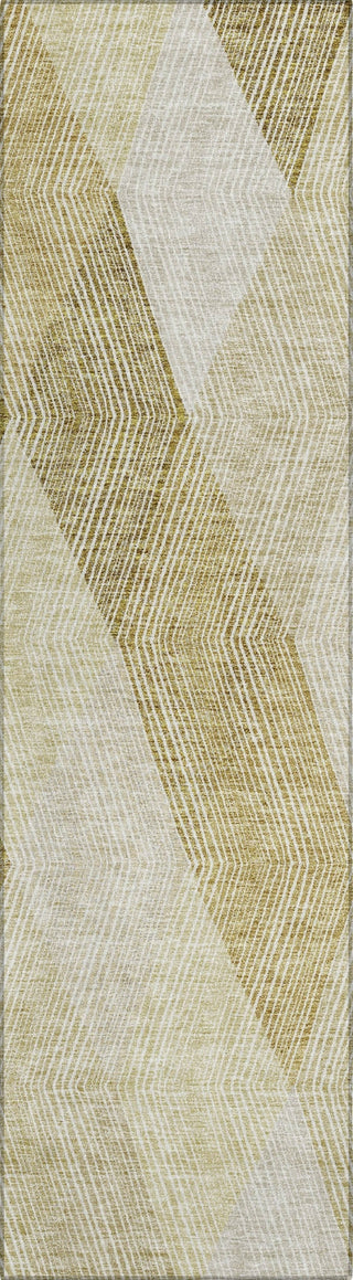 Piper Looms Chantille Geometric ACN962 Ivory Machine Washable Area Rug Runner Main Image