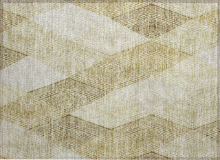 Piper Looms Chantille Geometric ACN962 Ivory Machine Washable Area Rug Scatter Main Image