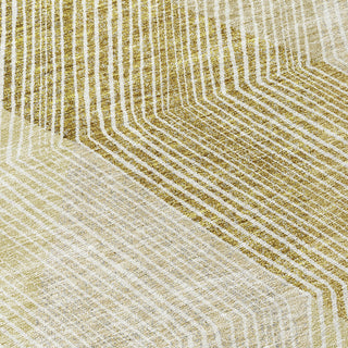 Piper Looms Chantille Geometric ACN962 Ivory Machine Washable Area Rug Swatch Image