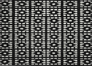 Piper Looms Chantille Geometric ACN963 Black Machine Washable Area Rug Scatter Main Image