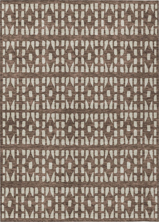Piper Looms Chantille Geometric ACN963 Brown Machine Washable Area Rug main image