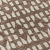 Piper Looms Chantille Geometric ACN963 Brown Machine Washable Area Rug Swatch Image