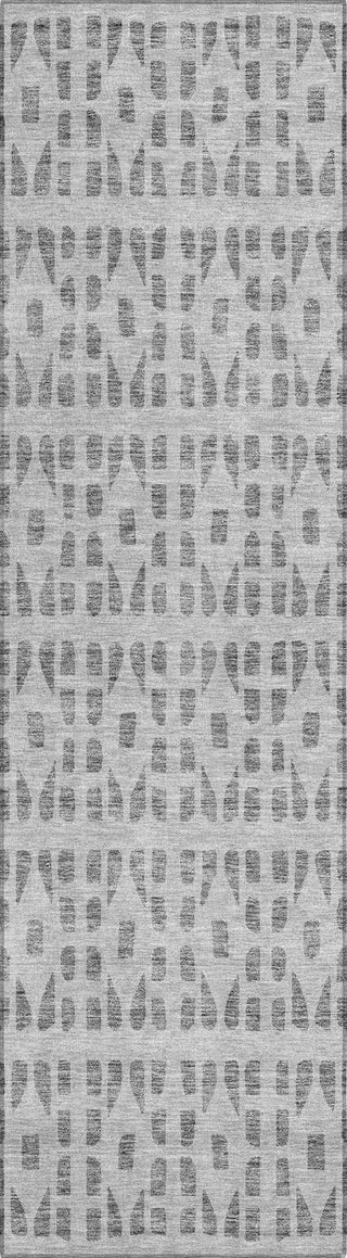 Piper Looms Chantille Geometric ACN963 Gray Machine Washable Area Rug Runner Main Image