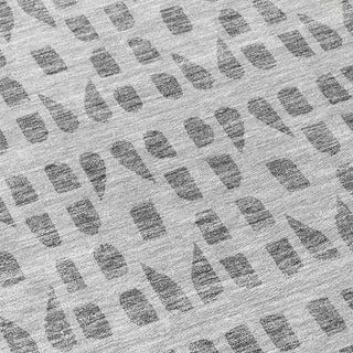 Piper Looms Chantille Geometric ACN963 Gray Machine Washable Area Rug Swatch Image