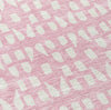 Piper Looms Chantille Geometric ACN963 Pink Machine Washable Area Rug Swatch Image