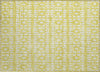 Piper Looms Chantille Geometric ACN963 Yellow Machine Washable Area Rug Scatter Main Image