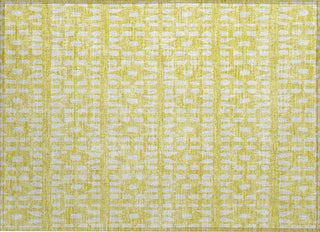 Piper Looms Chantille Geometric ACN963 Yellow Machine Washable Area Rug Scatter Main Image