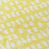 Piper Looms Chantille Geometric ACN963 Yellow Machine Washable Area Rug Swatch Image
