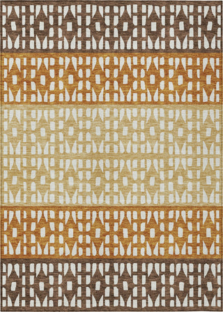 Piper Looms Chantille Geometric ACN964 Coffee Machine Washable Area Rug main image