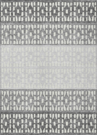 Piper Looms Chantille Geometric ACN964 Gray Machine Washable Area Rug main image