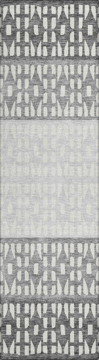 Piper Looms Chantille Geometric ACN964 Gray Machine Washable Area Rug Runner Main Image