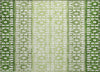 Piper Looms Chantille Geometric ACN964 Green Machine Washable Area Rug Scatter Main Image