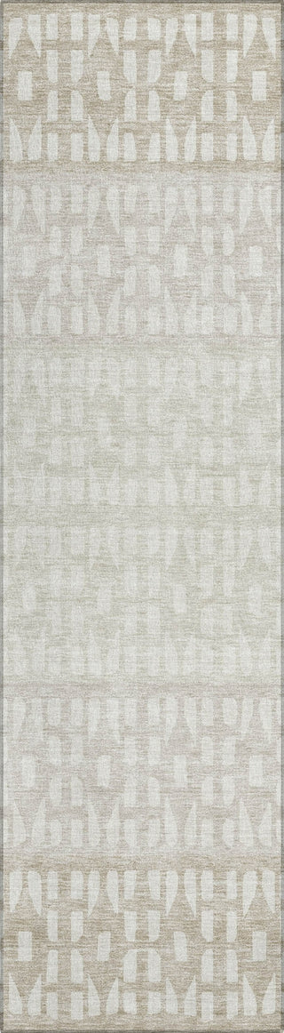 Piper Looms Chantille Geometric ACN964 Ivory Machine Washable Area Rug Runner Main Image