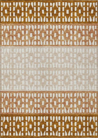 Piper Looms Chantille Geometric ACN964 Paprika Machine Washable Area Rug main image