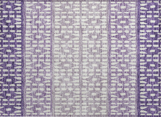 Piper Looms Chantille Geometric ACN964 Purple Machine Washable Area Rug Scatter Main Image