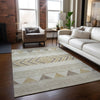 Piper Looms Chantille Southwest ACN965 Beige Machine Washable Area Rug Lifestyle Image Feature