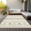 Piper Looms Chantille Southwest ACN965 Beige Machine Washable Area Rug Outdoor Lifestyle Image Feature