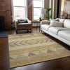 Piper Looms Chantille Southwest ACN965 Gold Machine Washable Area Rug Lifestyle Image Feature