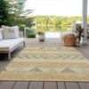 Piper Looms Chantille Southwest ACN965 Gold Machine Washable Area Rug Outdoor Lifestyle Image Feature