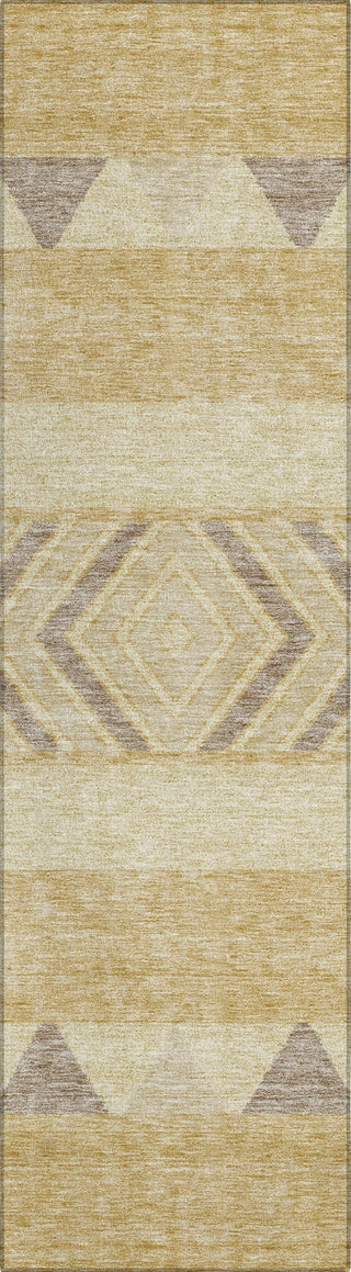 Piper Looms Chantille Southwest ACN965 Gold Machine Washable Area Rug Runner Main Image