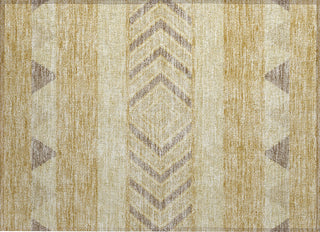 Piper Looms Chantille Southwest ACN965 Gold Machine Washable Area Rug Scatter Main Image