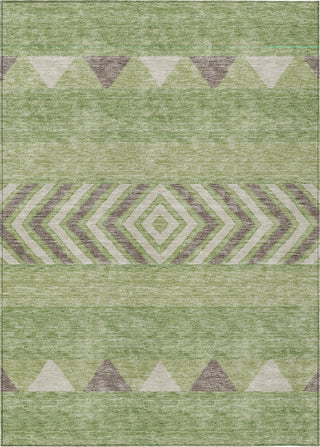 Piper Looms Chantille Southwest ACN965 Green Machine Washable Area Rug main image