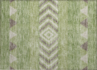 Piper Looms Chantille Southwest ACN965 Green Machine Washable Area Rug Scatter Main Image