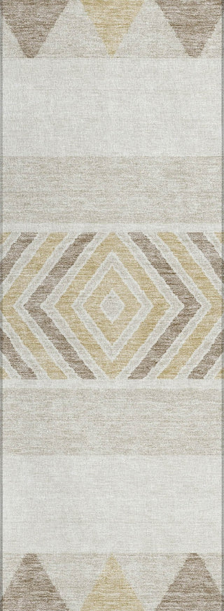 Piper Looms Chantille Southwest ACN965 Ivory Machine Washable Area Rug Runner Main Image