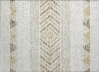 Piper Looms Chantille Southwest ACN965 Ivory Machine Washable Area Rug Scatter Main Image