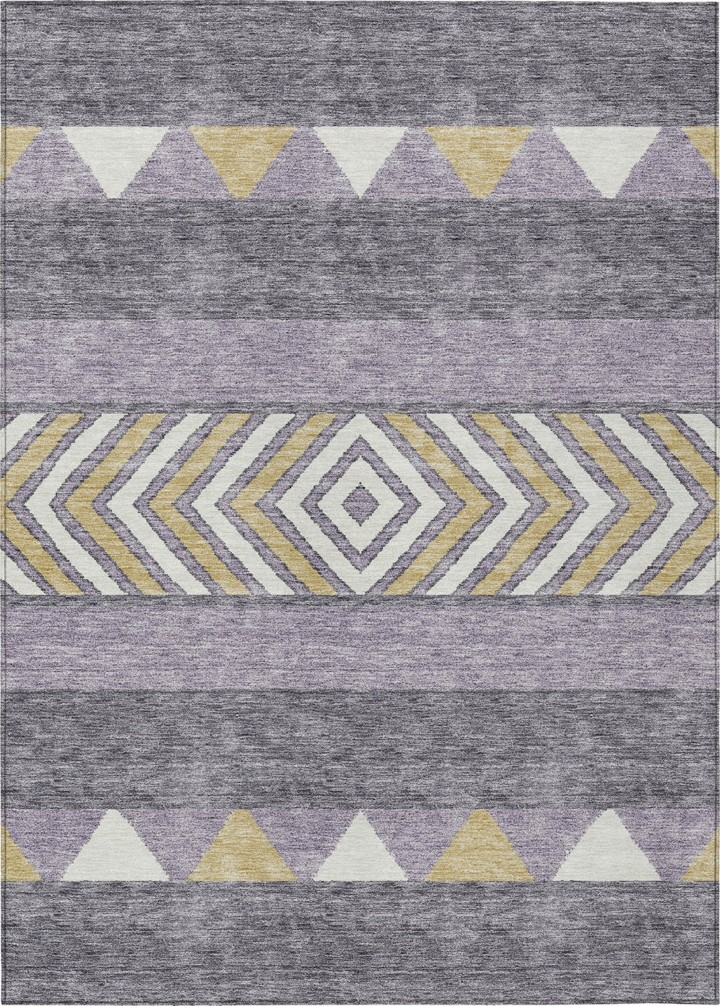 Piper Looms Chantille Southwest ACN965 Lavender Machine Washable Area ...