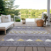 Piper Looms Chantille Southwest ACN965 Lavender Machine Washable Area Rug Outdoor Lifestyle Image Feature