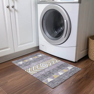Piper Looms Chantille Southwest ACN965 Lavender Machine Washable Area Rug Scatter Lifestyle Image Feature