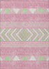 Piper Looms Chantille Southwest ACN965 Pink Machine Washable Area Rug main image