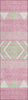 Piper Looms Chantille Southwest ACN965 Pink Machine Washable Area Rug Runner Main Image
