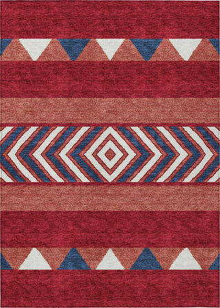 Piper Looms Chantille Southwest ACN965 Red Machine Washable Area Rug main image