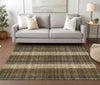 Piper Looms Chantille Plaid ACN966 Brown Machine Washable Area Rug Lifestyle Image Feature