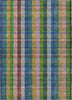 Piper Looms Chantille Plaid ACN966 Navy Machine Washable Area Rug main image