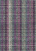 Piper Looms Chantille Plaid ACN966 Plum Machine Washable Area Rug main image