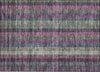 Piper Looms Chantille Plaid ACN966 Plum Machine Washable Area Rug Scatter Main Image