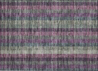 Piper Looms Chantille Plaid ACN966 Plum Machine Washable Area Rug Scatter Main Image