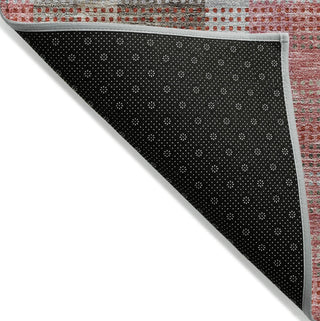 Piper Looms Chantille Plaid ACN966 Red Machine Washable Area Rug Backing Image