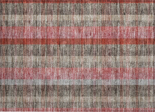 Piper Looms Chantille Plaid ACN966 Red Machine Washable Area Rug Scatter Main Image