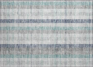 Piper Looms Chantille Plaid ACN966 Silver Machine Washable Area Rug Scatter Main Image