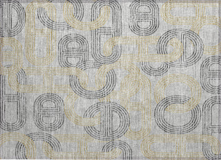 Piper Looms Chantille Geometric ACN967 Gray Machine Washable Area Rug Scatter Main Image