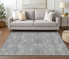Piper Looms Chantille Geometric ACN968 Gray Machine Washable Area Rug Lifestyle Image Feature