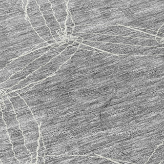 Piper Looms Chantille Geometric ACN968 Gray Machine Washable Area Rug Swatch Image