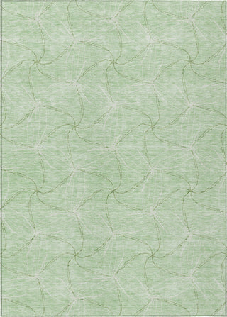 Piper Looms Chantille Geometric ACN968 Mint Machine Washable Area Rug main image