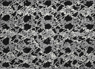Piper Looms Chantille Abstract ACN969 Black Machine Washable Area Rug Scatter Main Image